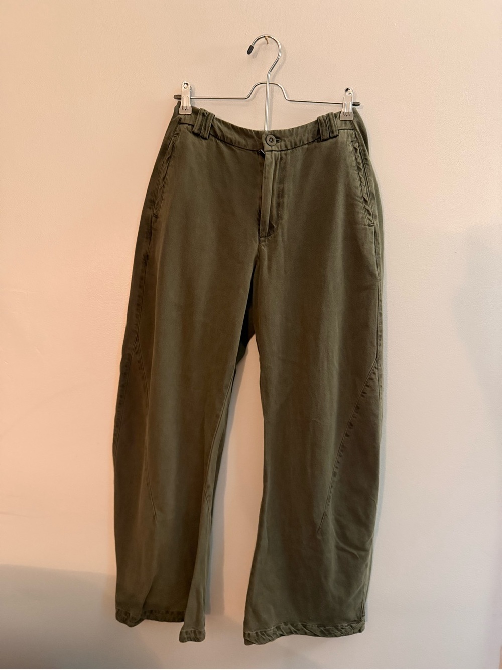 Spotlight Washed Barrel Chino Trousers - Picture 3 of 4